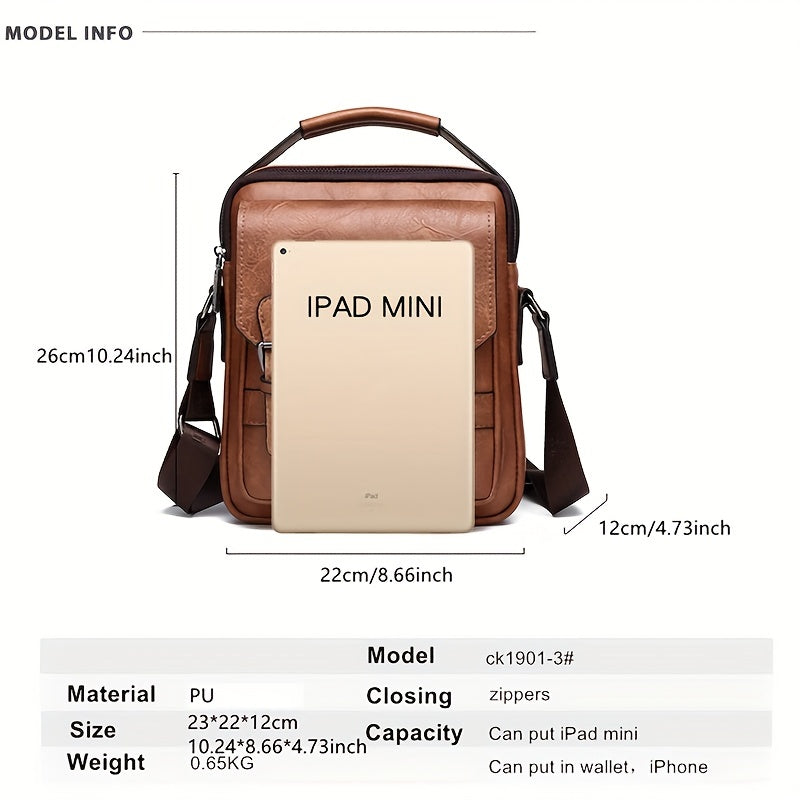 Multi-functional Business Commuter Crossbody Bag - Large Capacity Messenger Bag